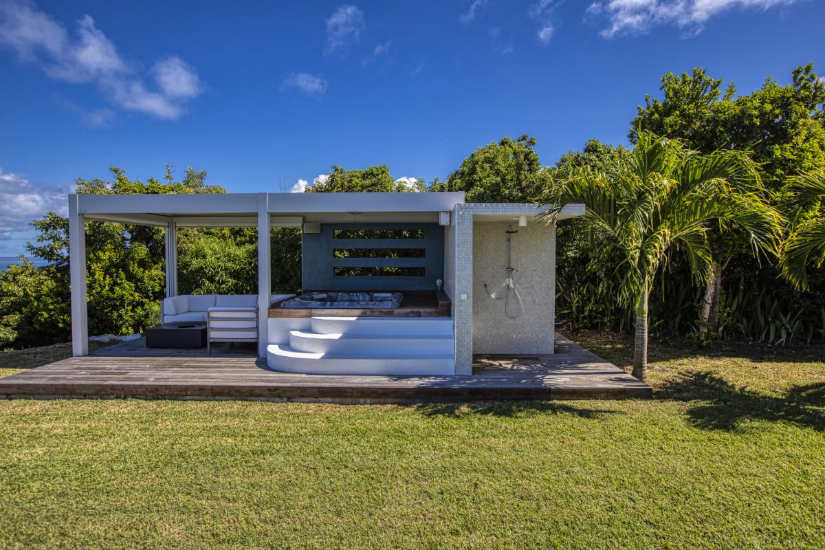 A louer villa Saint Martin Terres Basses - Villa 5 chambres - La Falaise aux oiseaux - piscine - jacuzzi - vue mer (10)